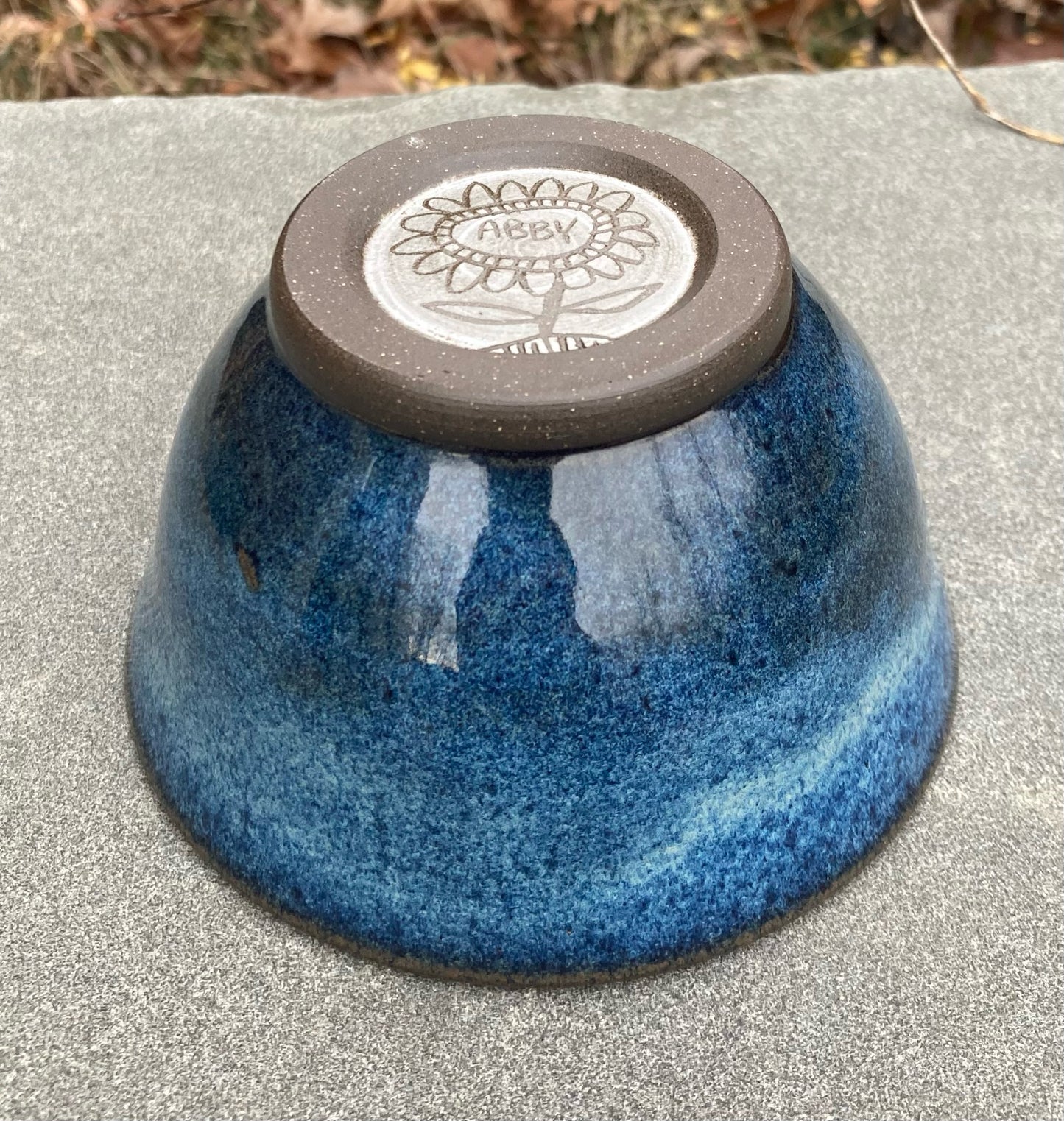 Small Bright Blue Bowl