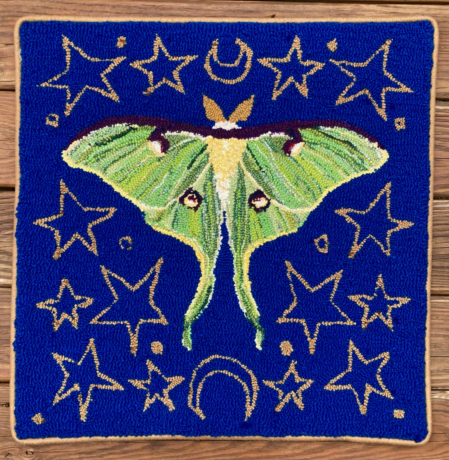 Tufted Luna Moth Rug
