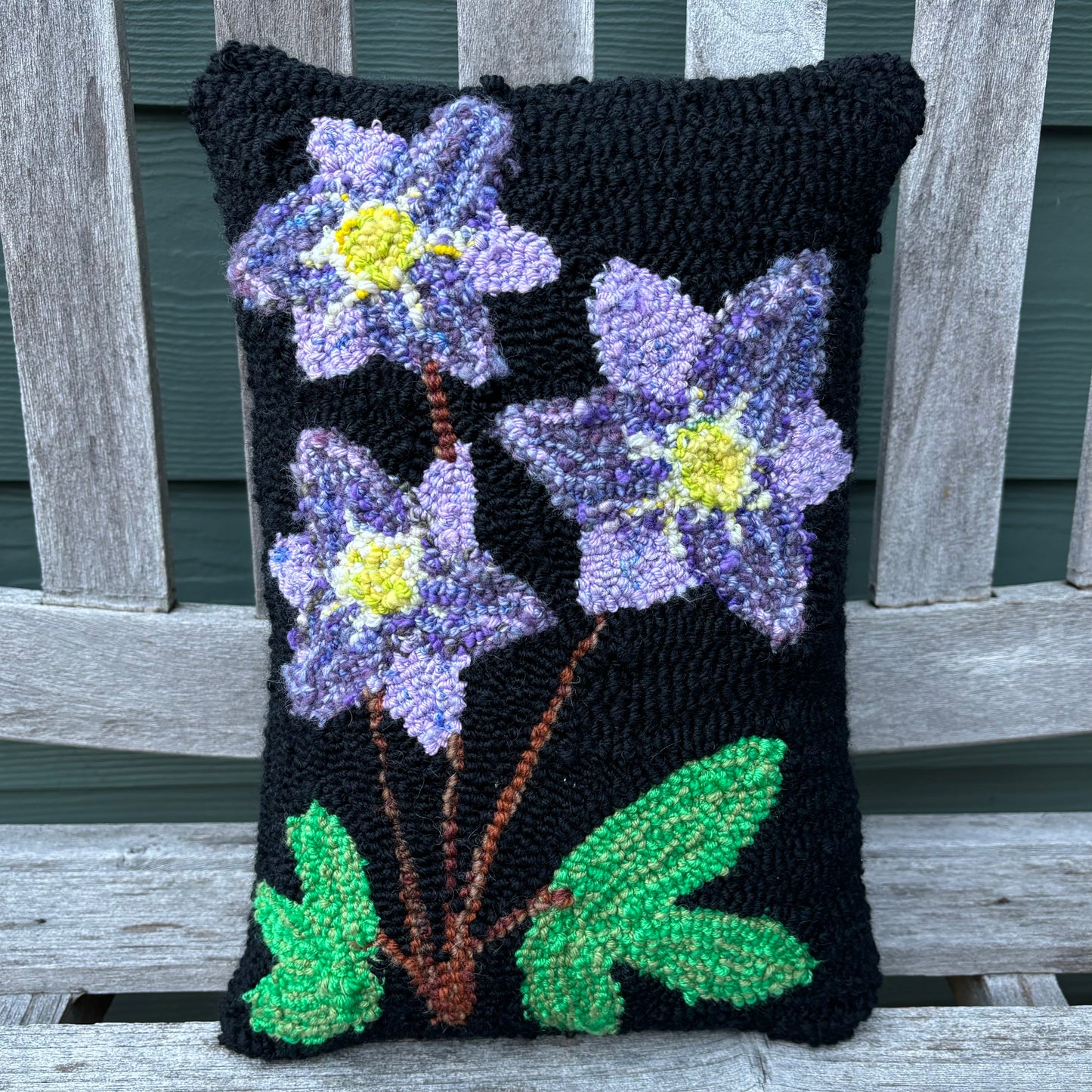 Tufted Liverleaf Flower Pillow