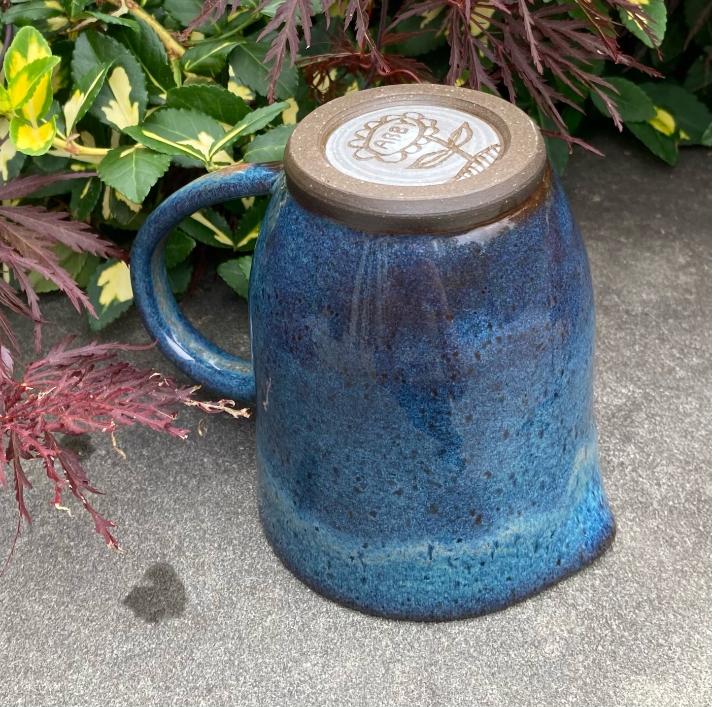 Medium Blue Creamer 12oz