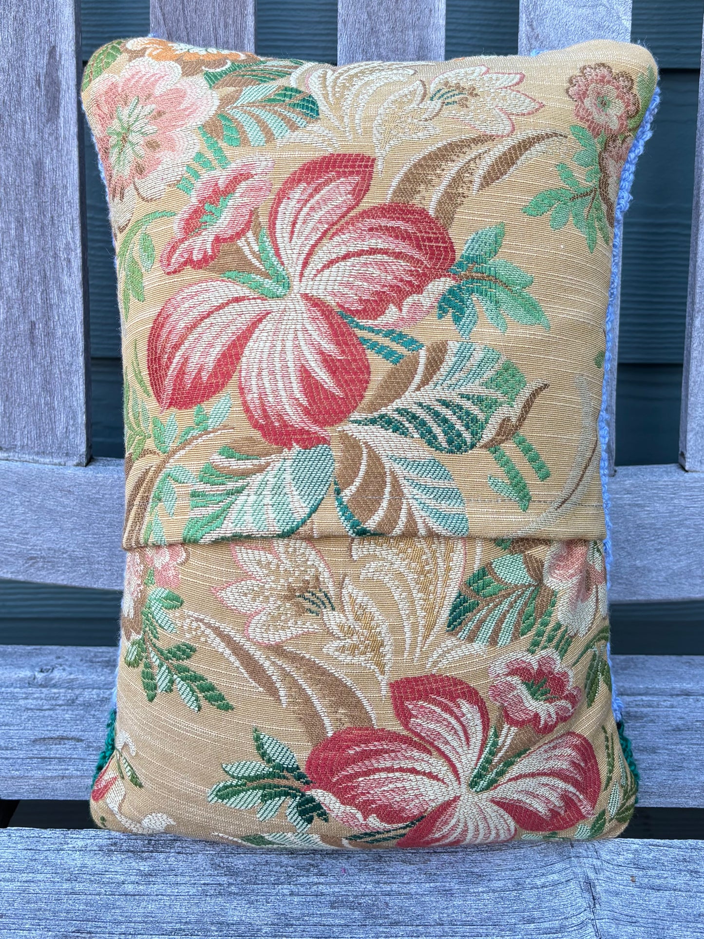 Tufted Red House Pillow