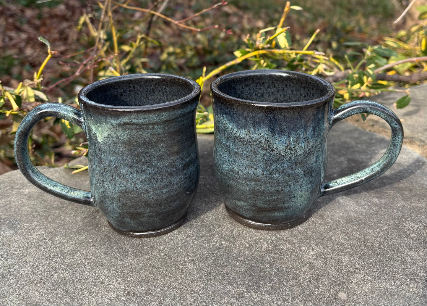 Gray Blue Mug 12oz