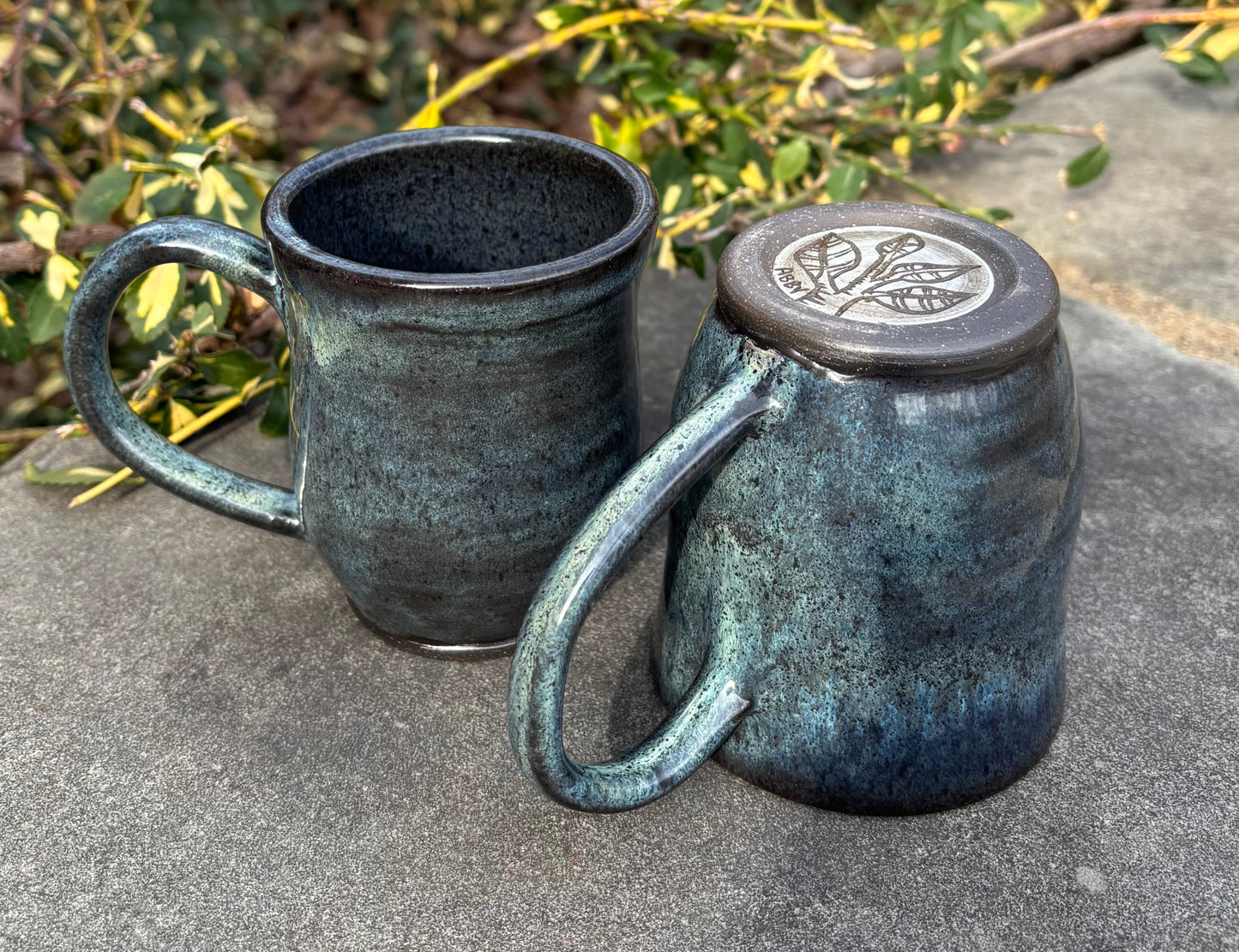 Gray Blue Mug 12oz