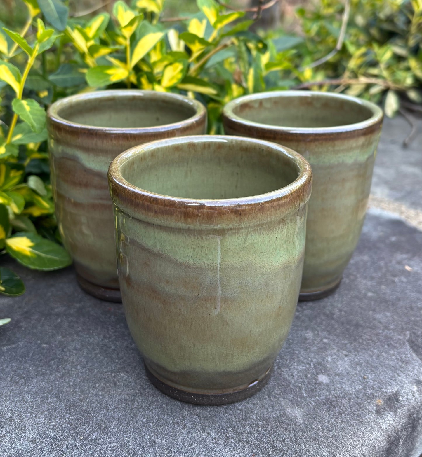 Green Handleless Cup 12oz