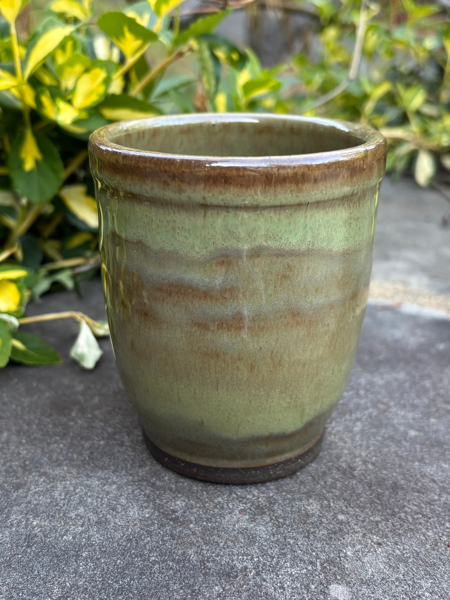 Green Handleless Cup 12oz