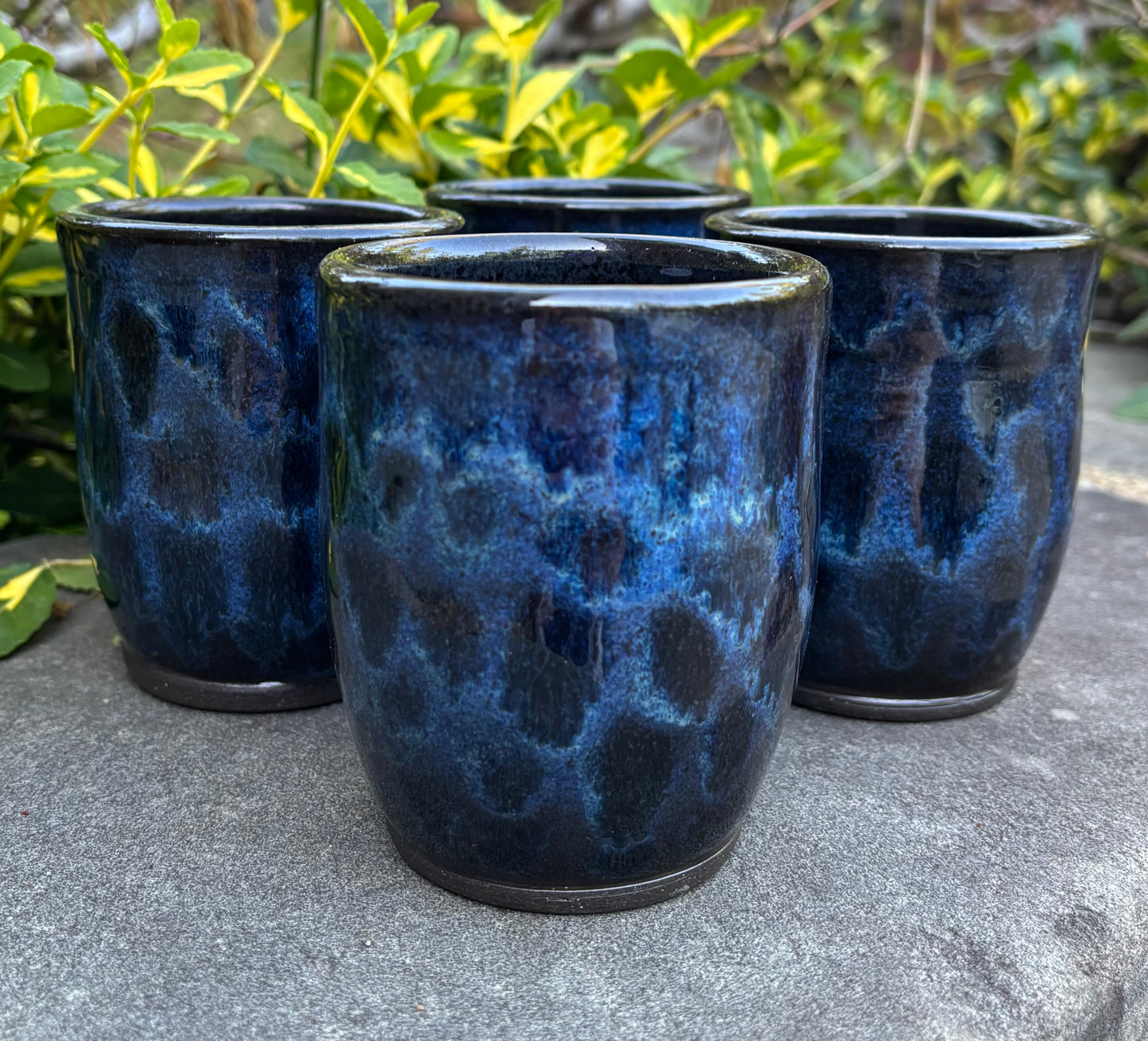 Handleless Dark Blue Cup 11oz