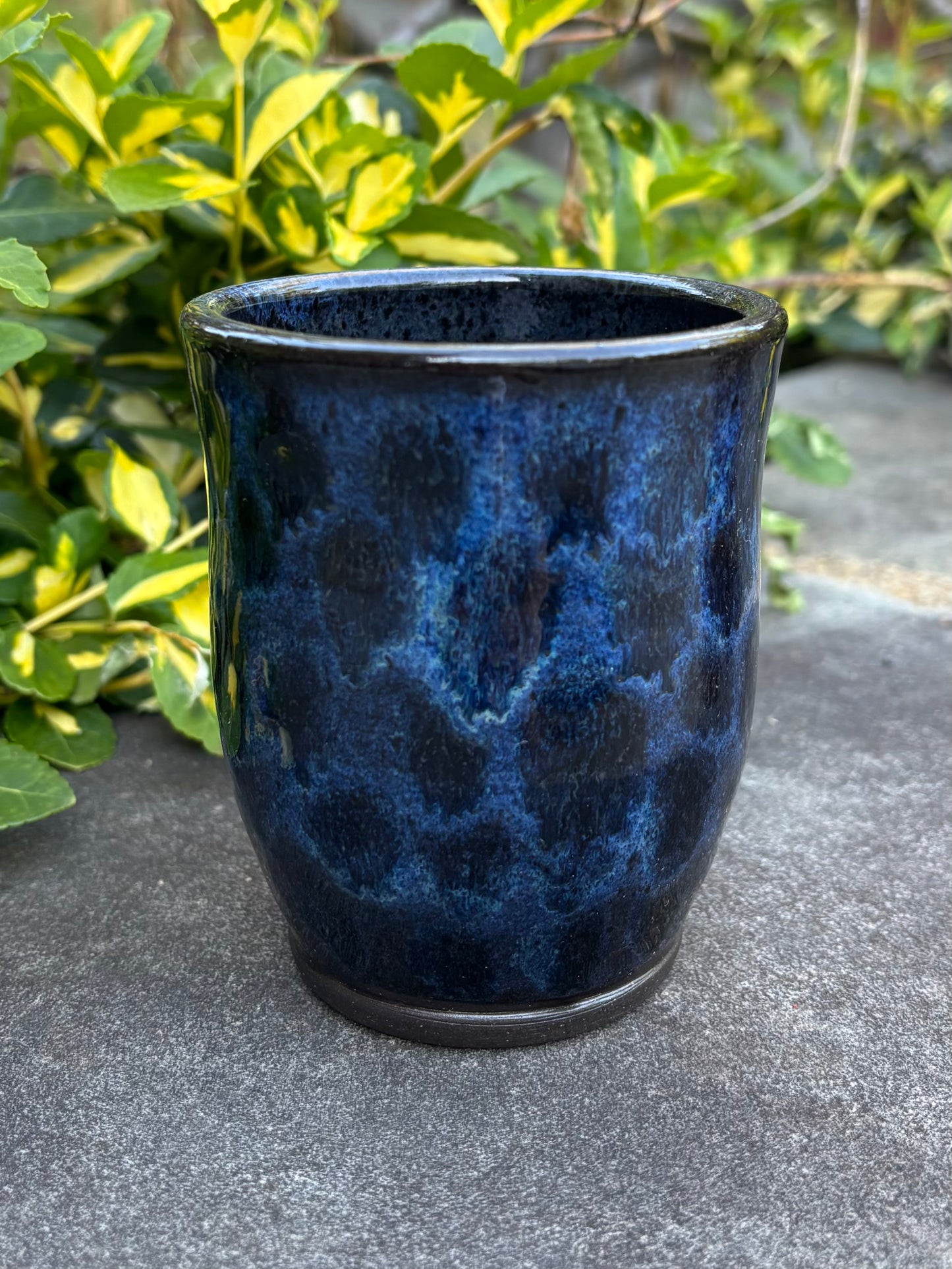 Handleless Dark Blue Cup 11oz