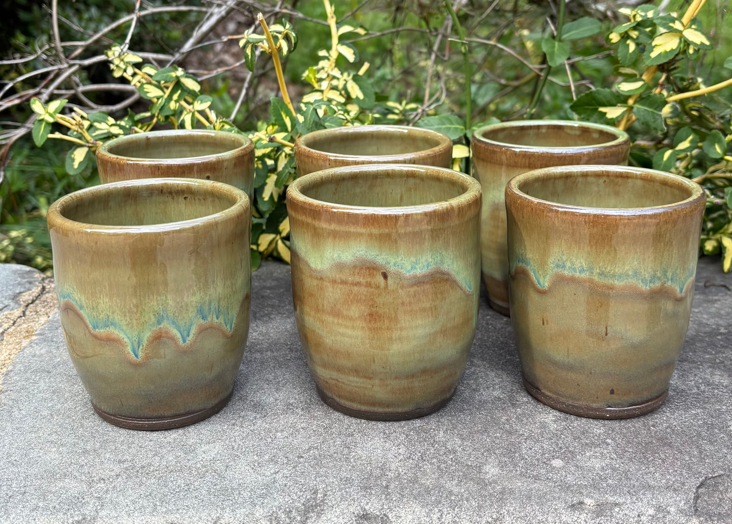 Green Handleless Cup 13oz