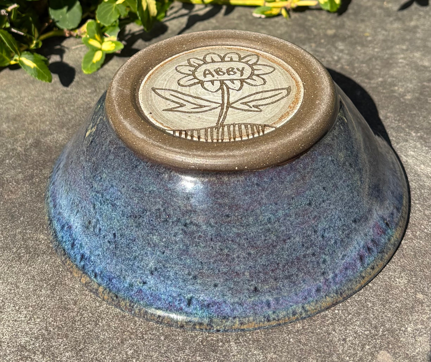 Small Blue Purple Bowl