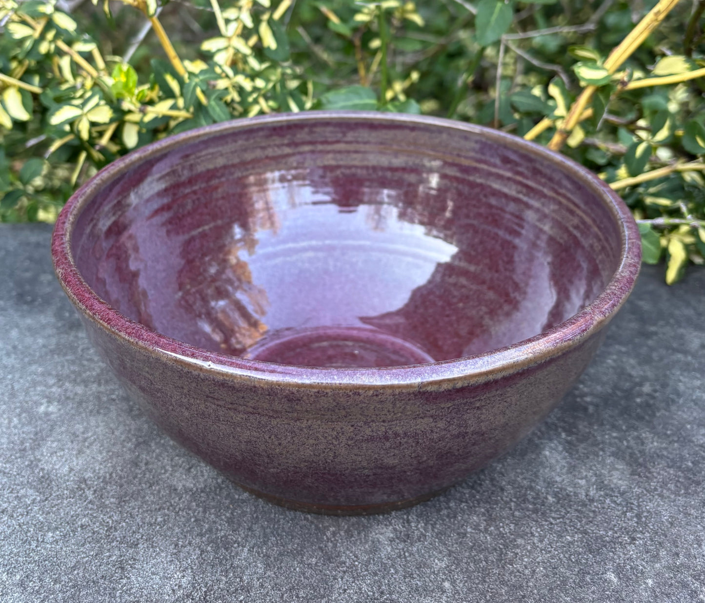 Large Red and Brown Bowl