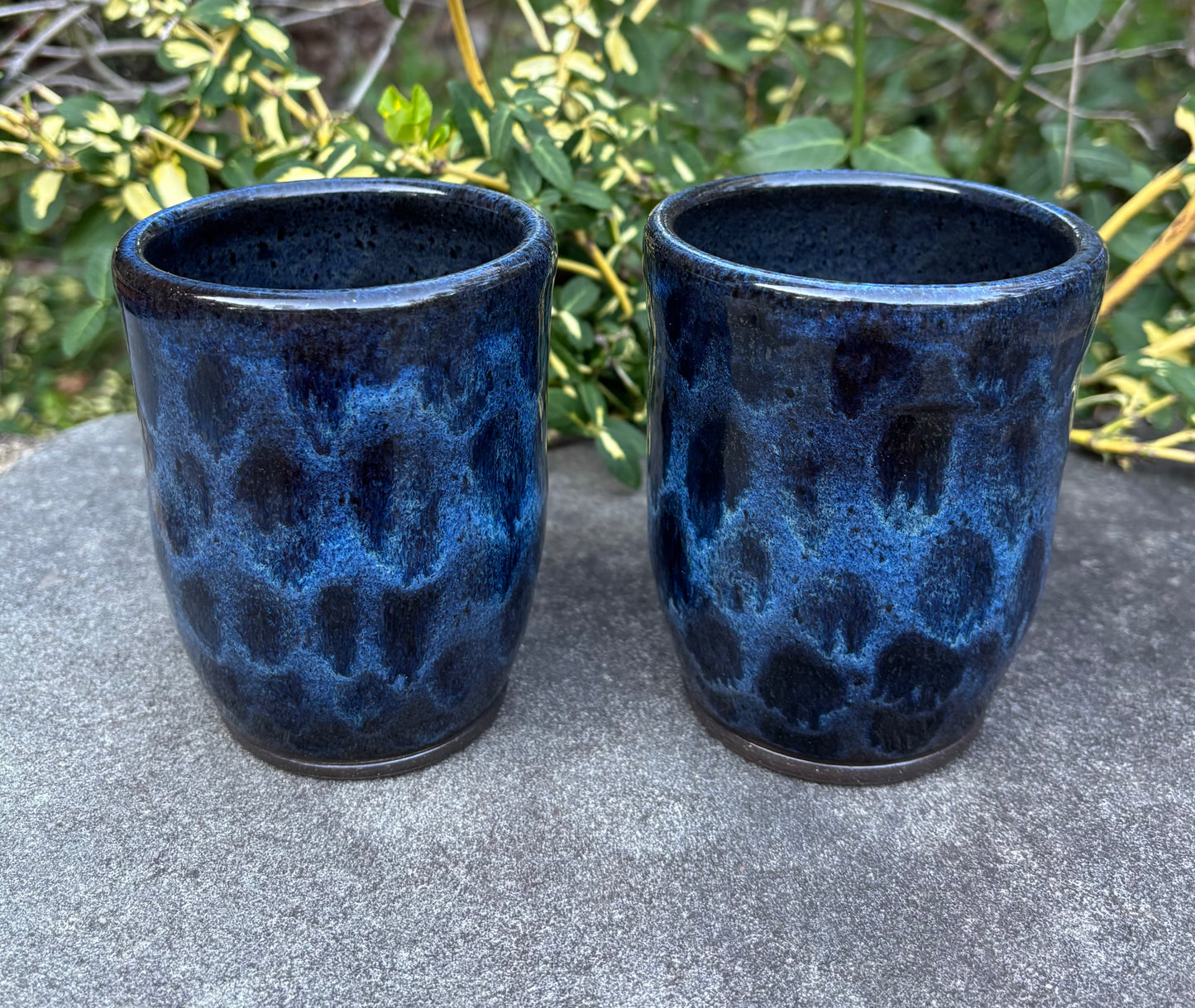 Handleless Dark Blue Cup 12oz