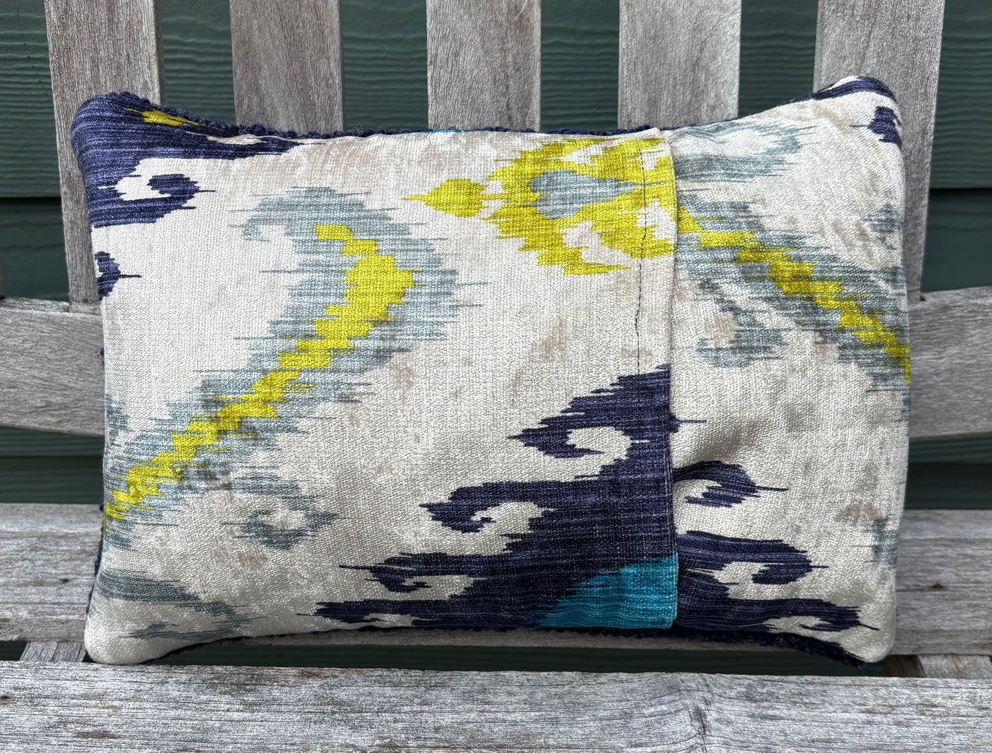 Tufted Green Slug Pillow