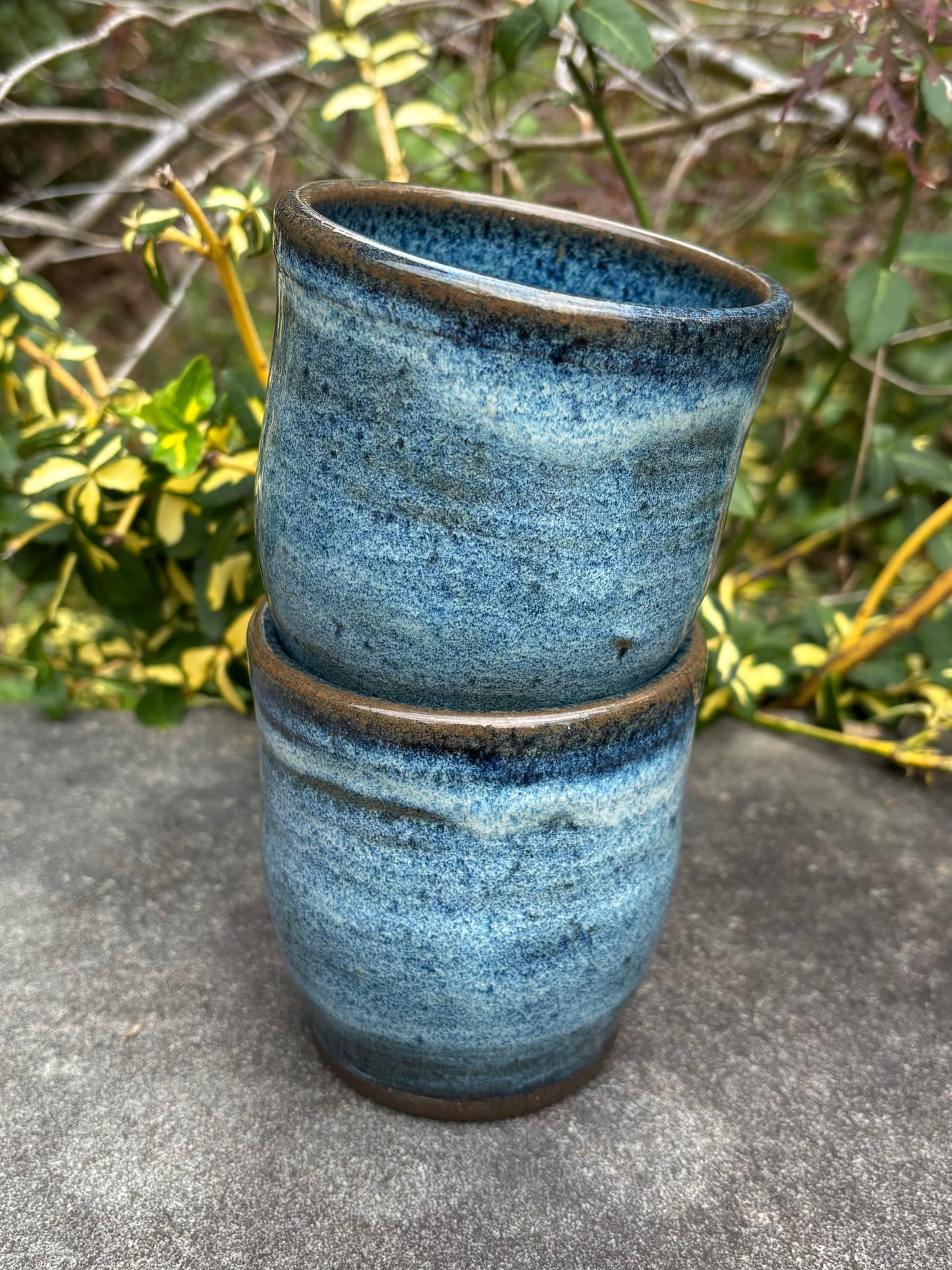 Light Blue Handleless Mug 10oz