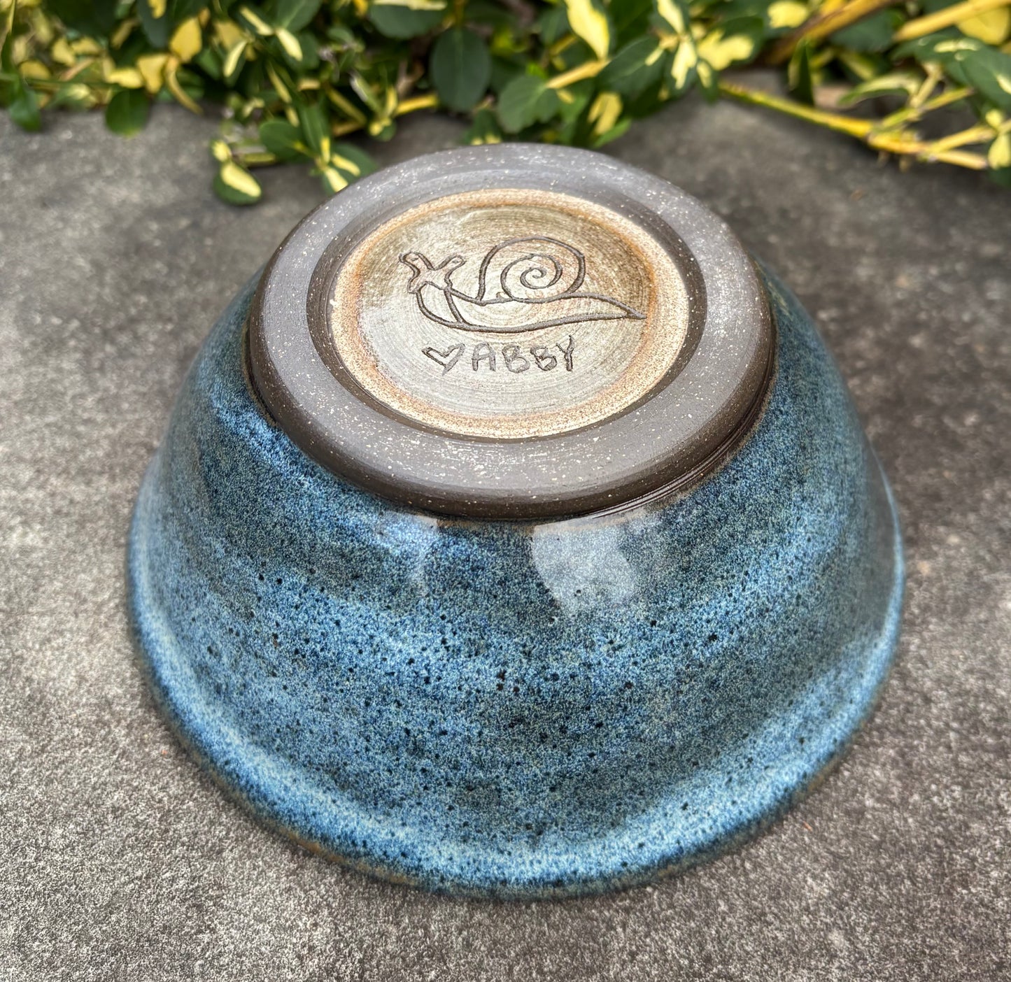 Medium Small Light Blue Bowl