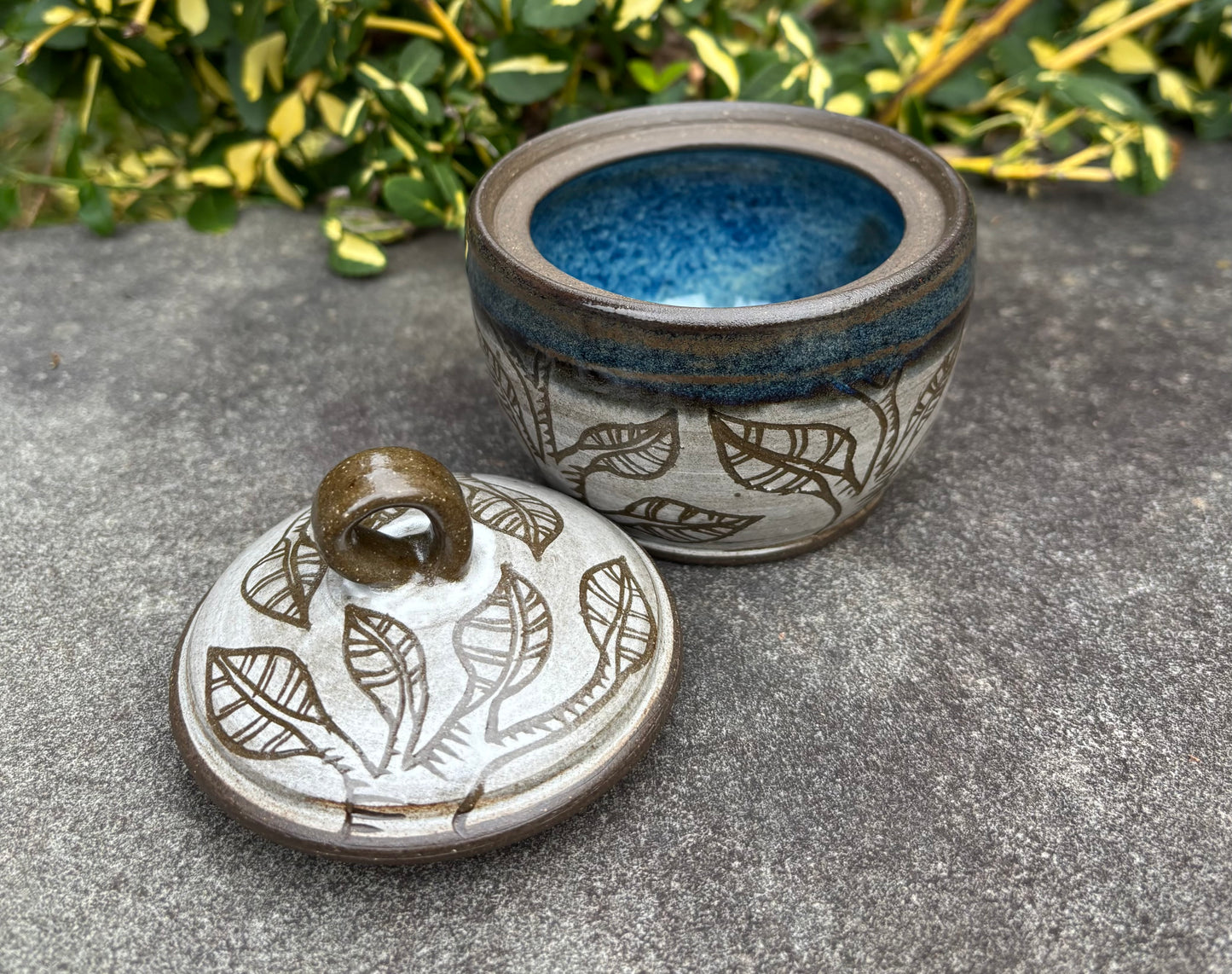 Carved Tree Jar