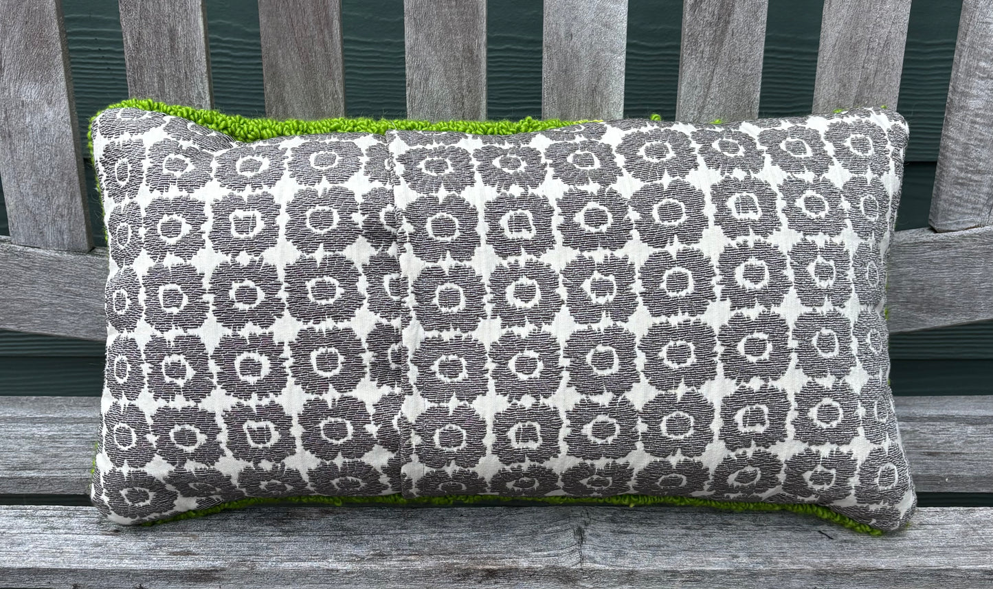 Tufted Green Click Beetle Pillow