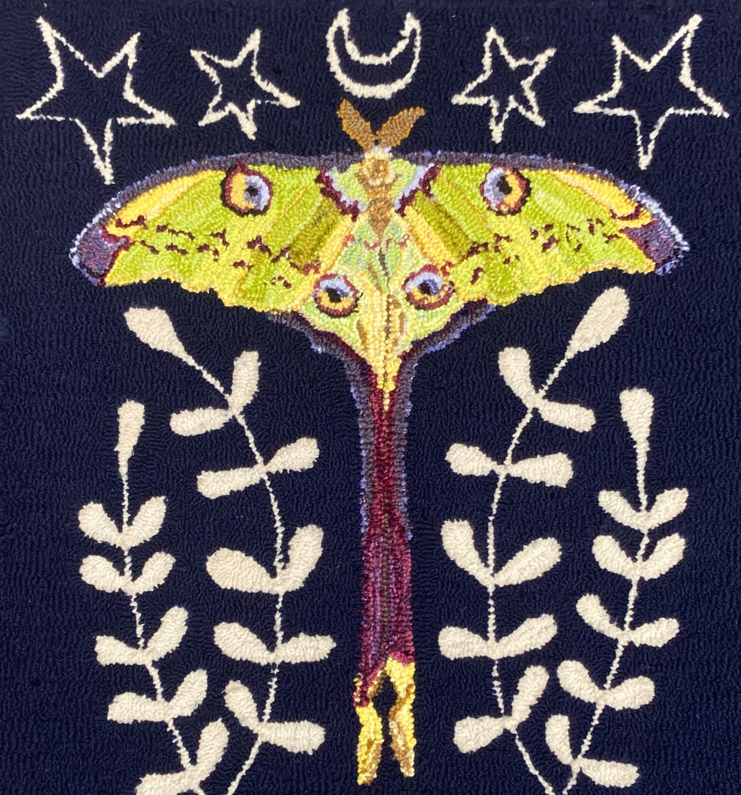 Double Comet Moth Rug