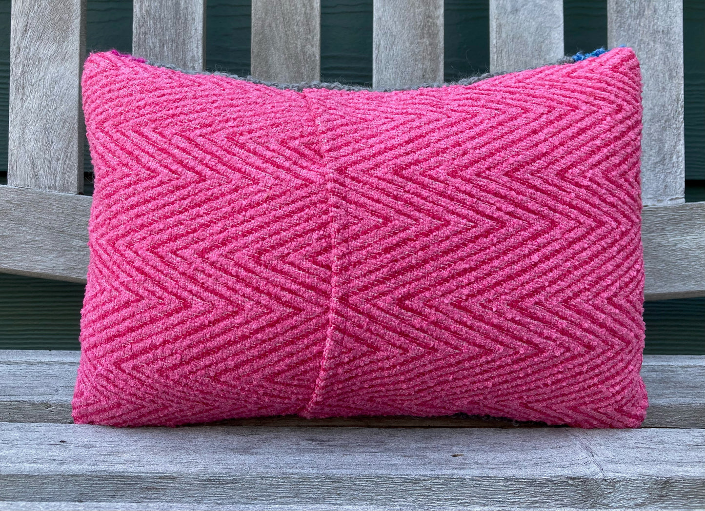 Tufted Pink and Purple Snail Pillow