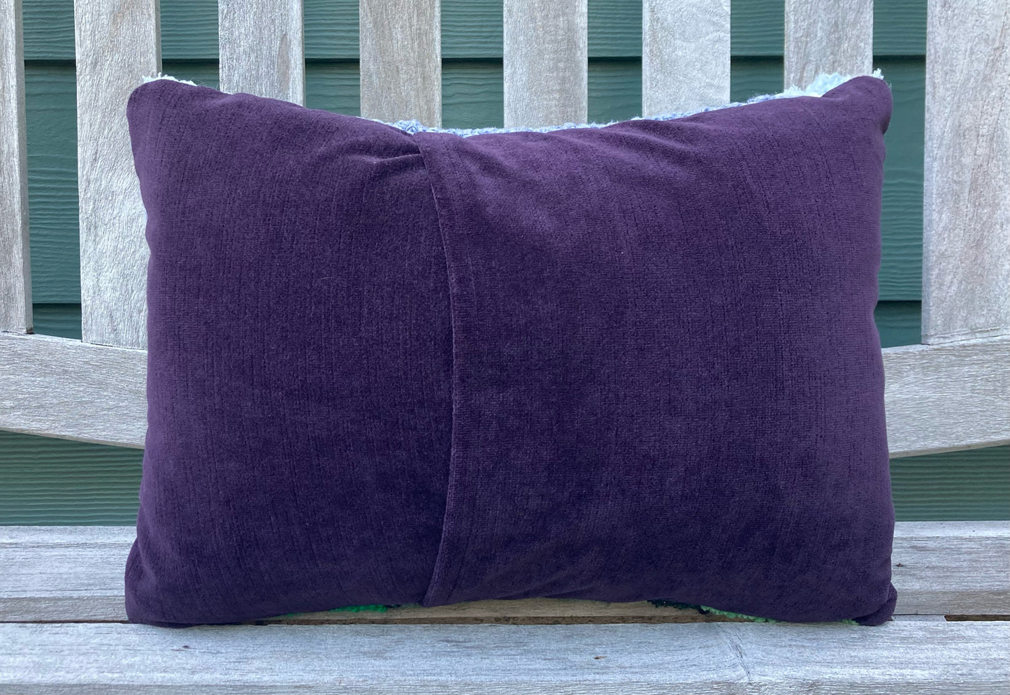Tufted Tulip with Two Houses Pillow