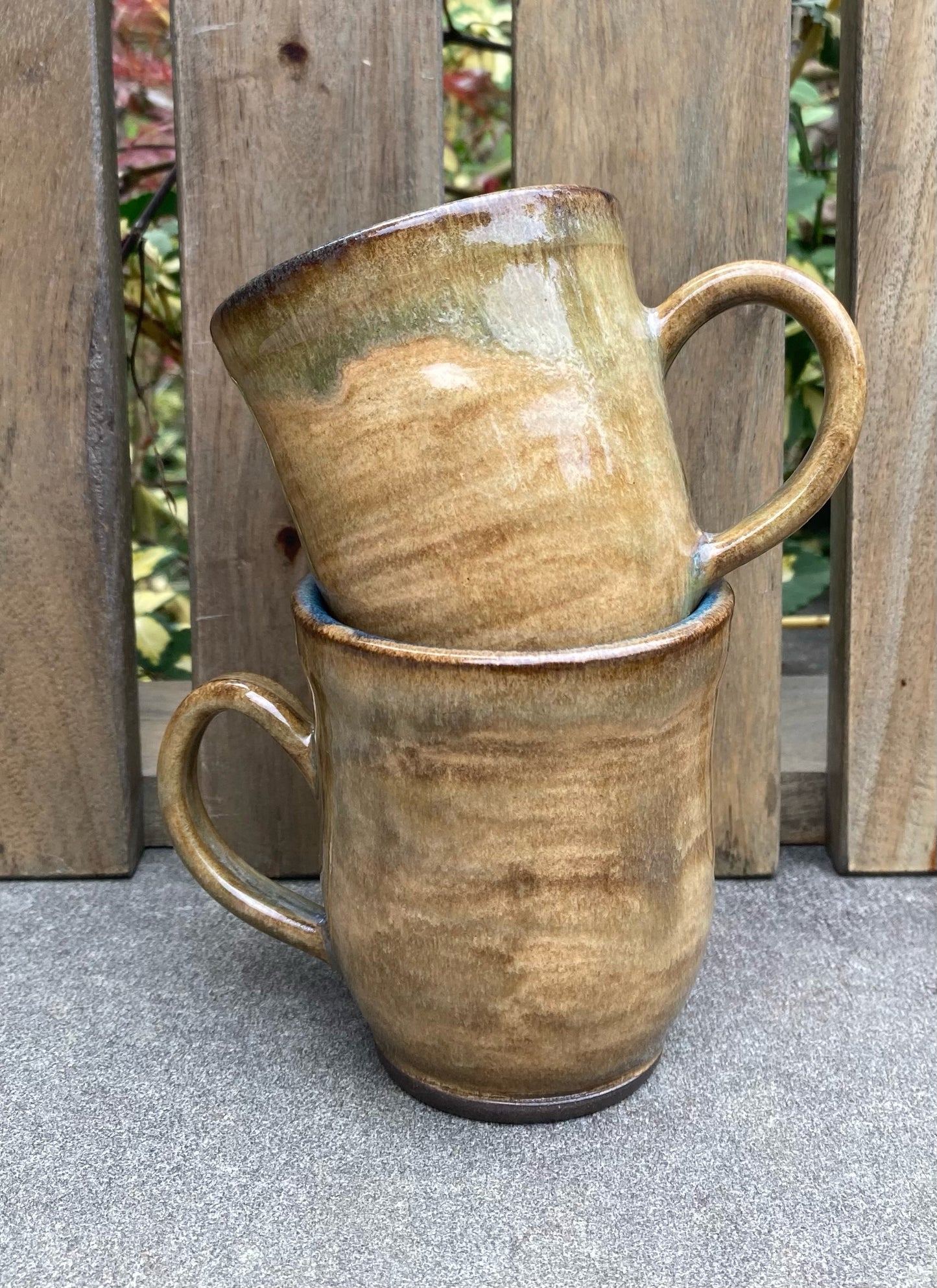 Small Beige Yellow Mug 4oz