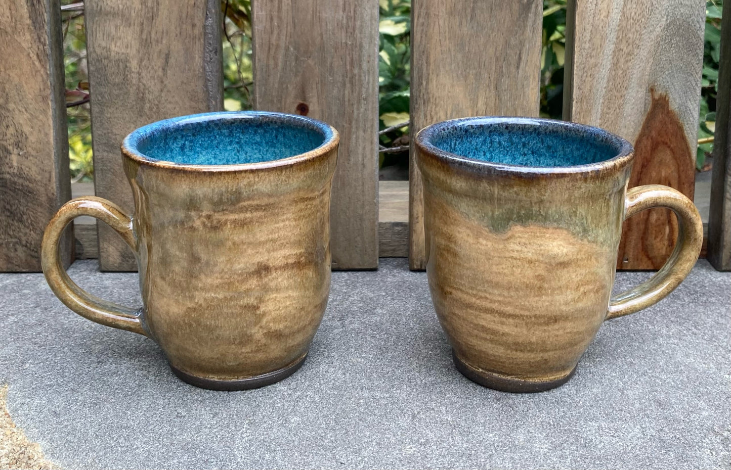 Small Beige Yellow Mug 4oz