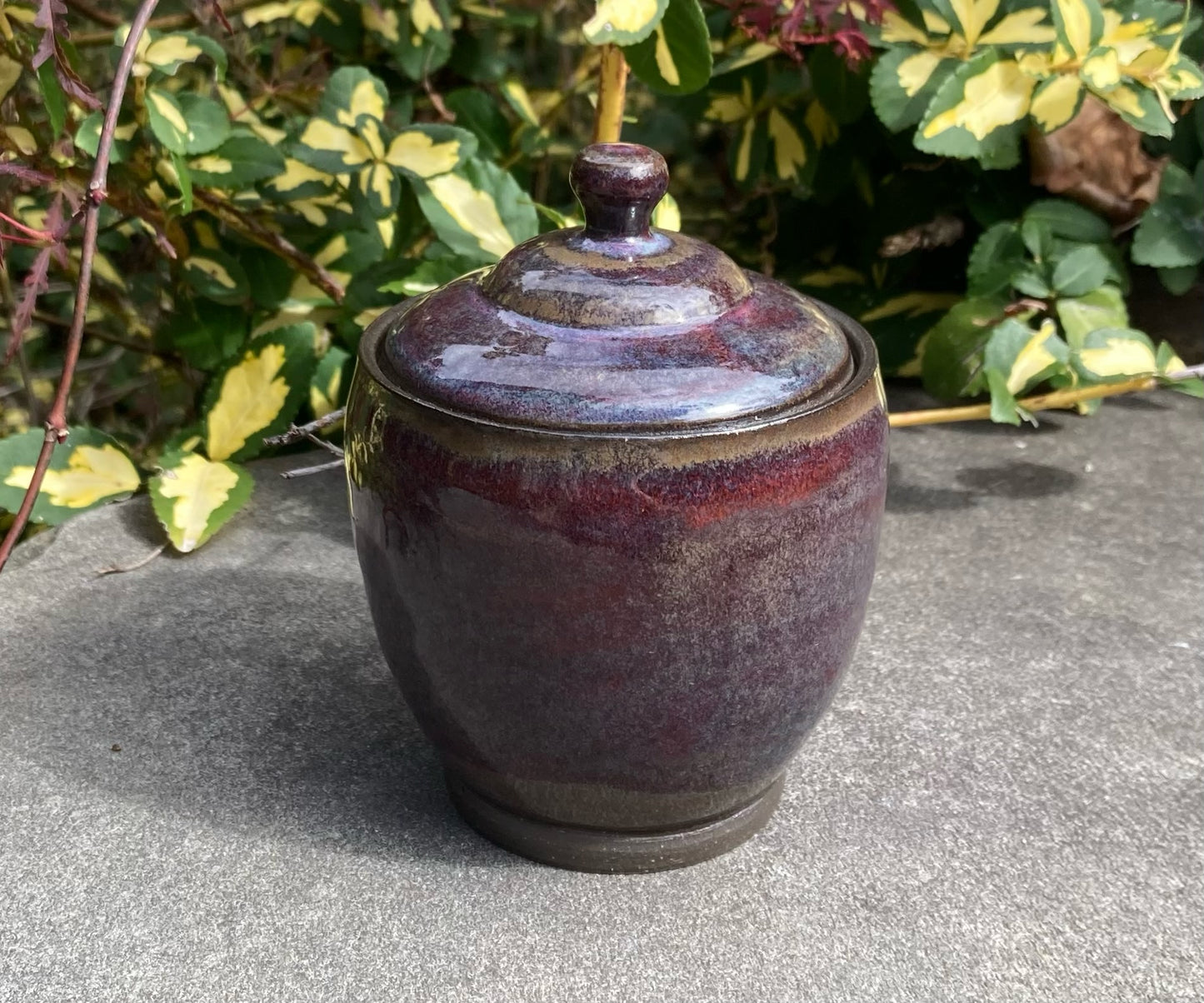 Purple Maroon Jar