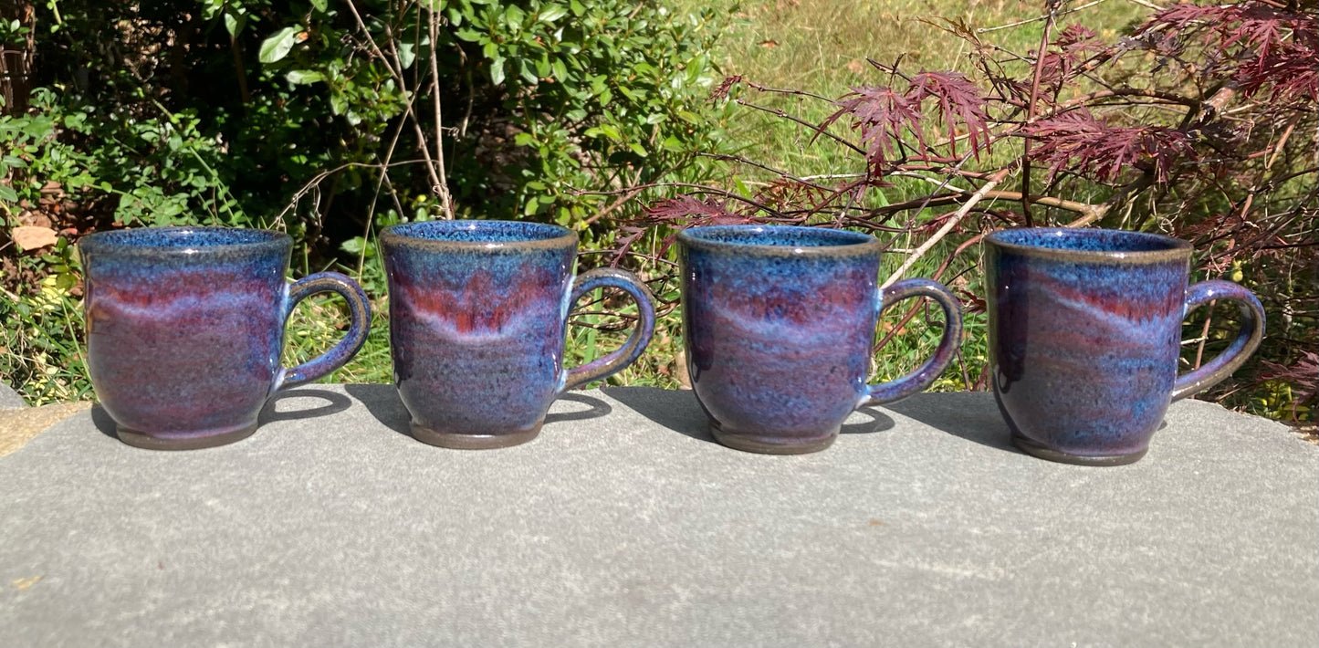 Small Purple and Blue Mug 5oz