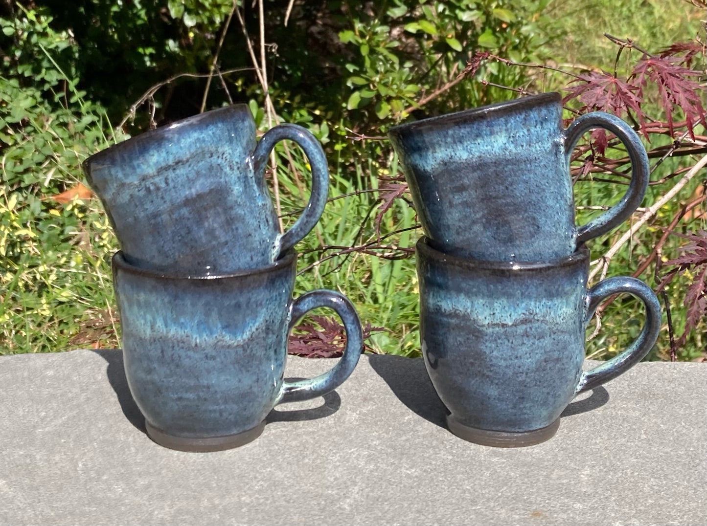 Small Gray Blue Mug 5oz