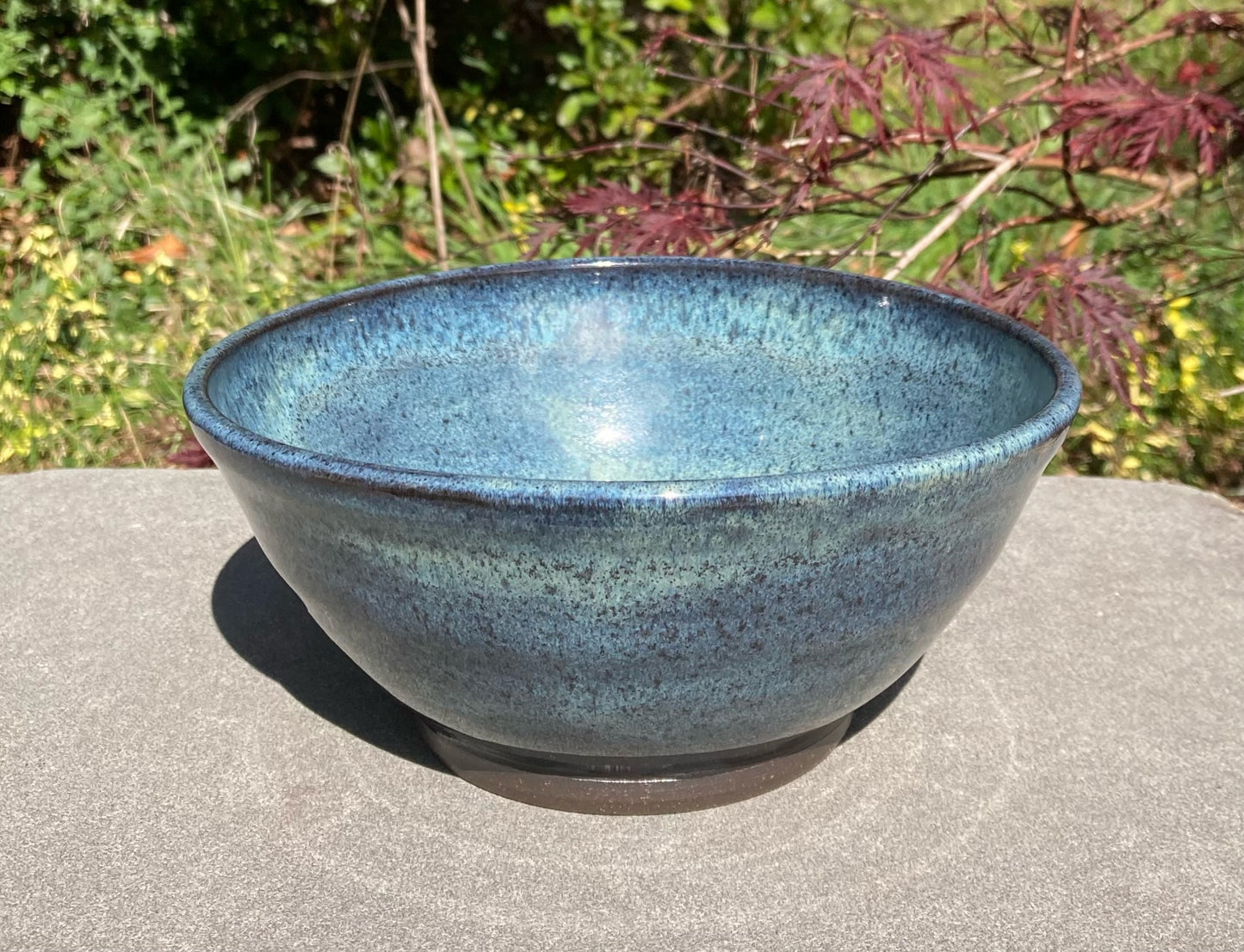 Medium Gray Blue Bowl