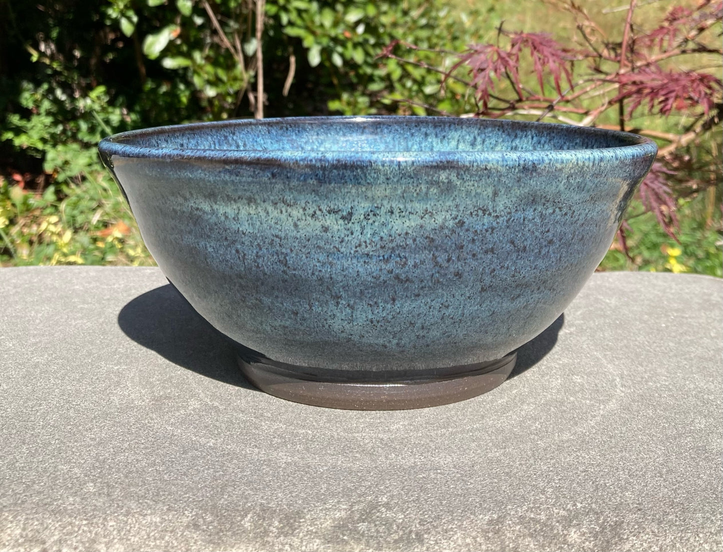 Medium Gray Blue Bowl