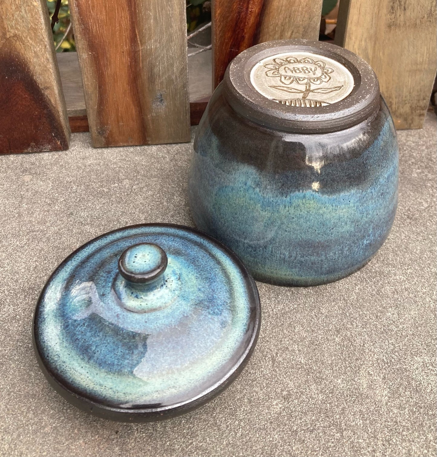 Light Blue Jar