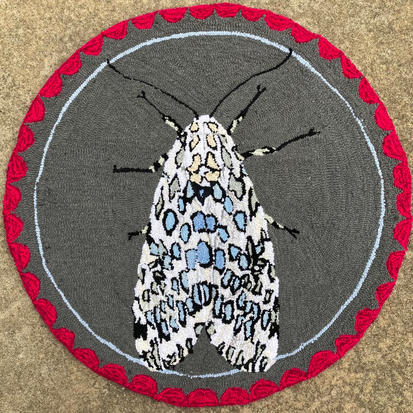 Leopard Moth Rug