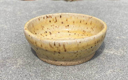 Tiny Yellow Speckle Bowl