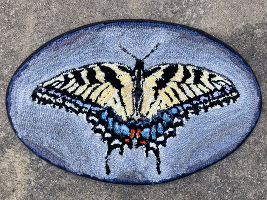 Eastern Tiger Swallowtail Butterfly Rug Wall Hanging