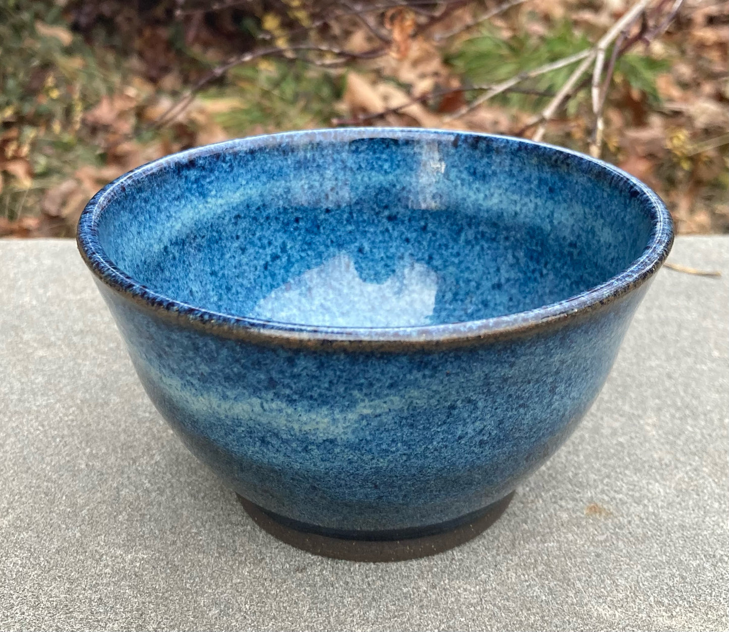 Small Bright Blue Bowl