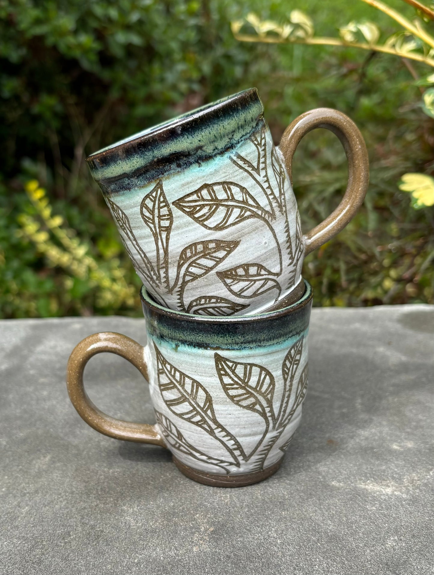 Small Carved Tree Mug 6oz