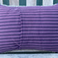 Tufted Blue and Purple Snail Pillow