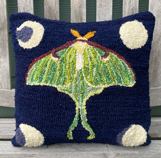 Tufted Luna Moth Pillow