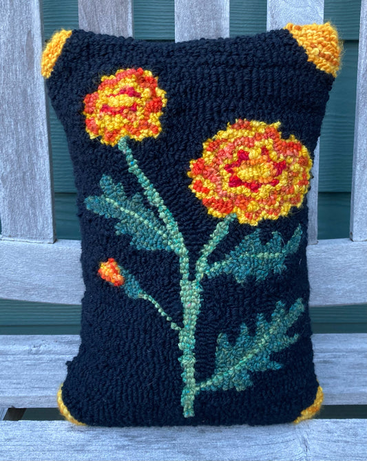 Tufted Marigold Pillow