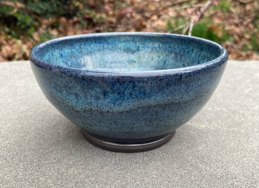 Small Grey Blue Speckle Bowl
