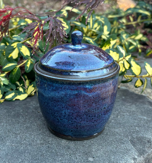 Purple Blue Jar