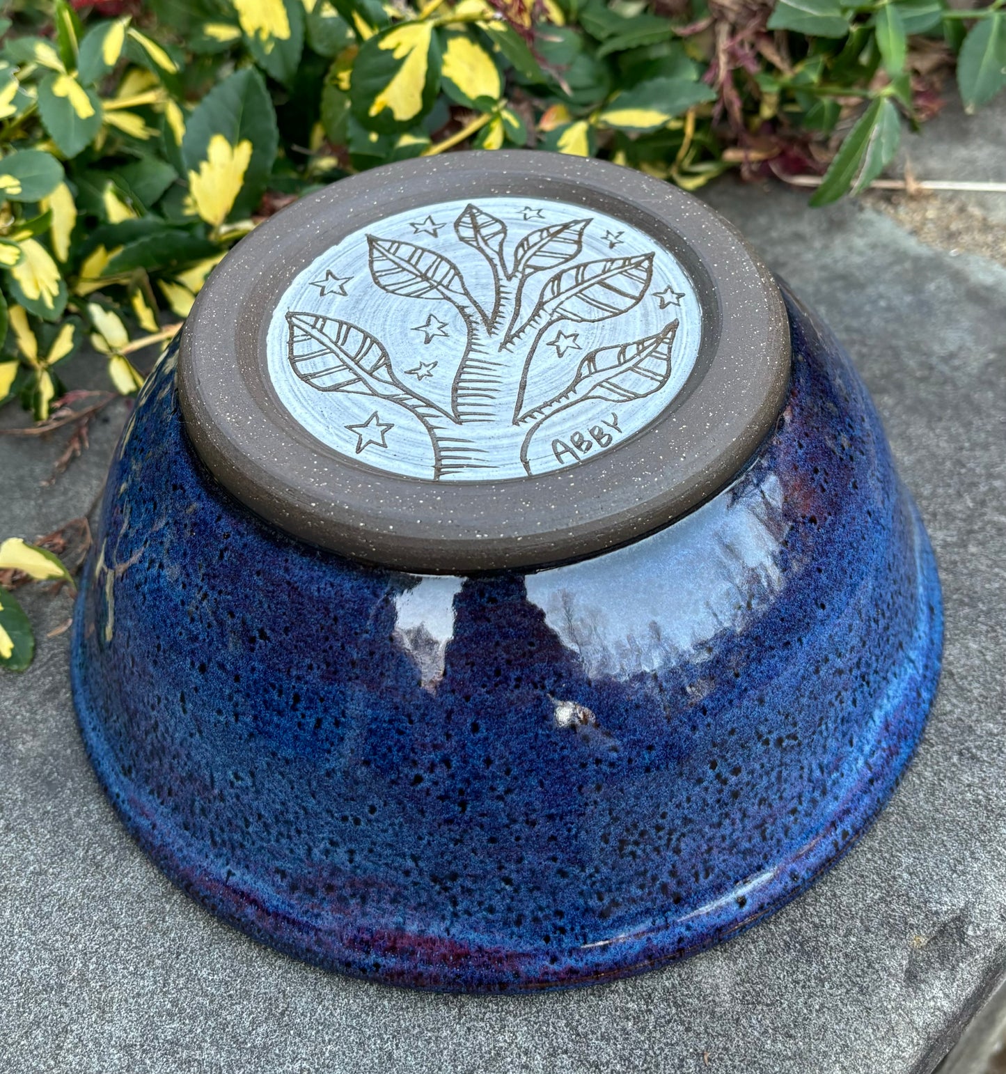 Medium Purple Blue Bowl