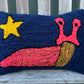 Tufted Pink Slug Pillow