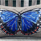 Tufted Common Morpho Butterfly Pillow