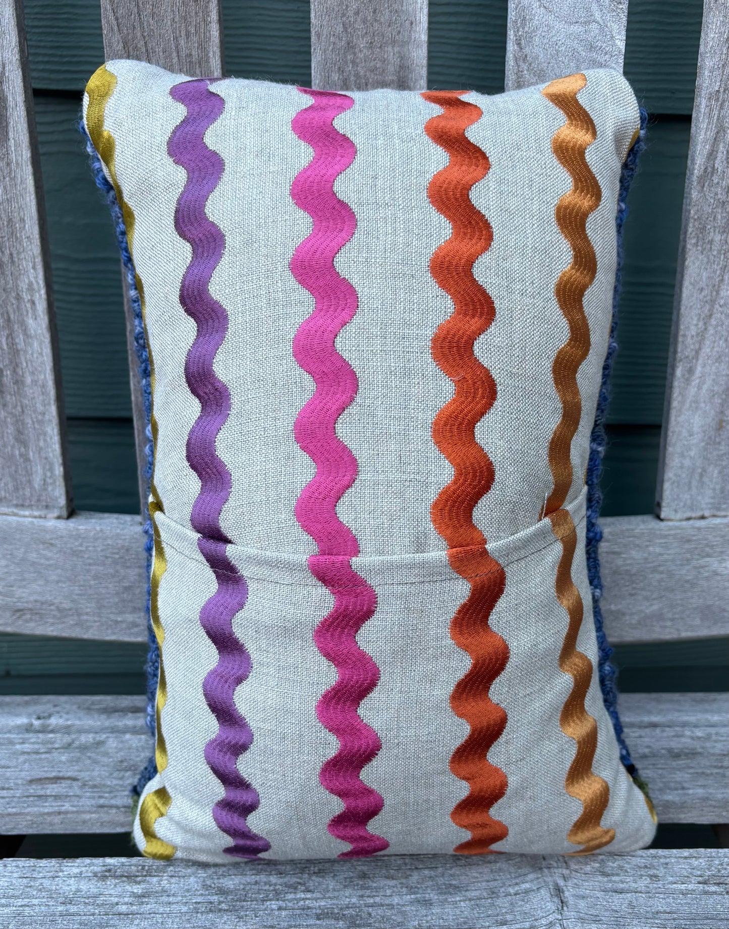 Tufted Orange House Pillow