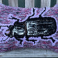 Tufted Pink and Purple Bess Beetle Pillow