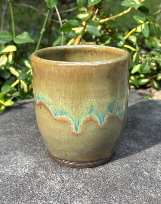 Green Handleless Cup 13oz