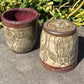 Red Handleless Carved Click Beetle Cup 9oz