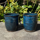Small Handleless Blue Cup 4oz