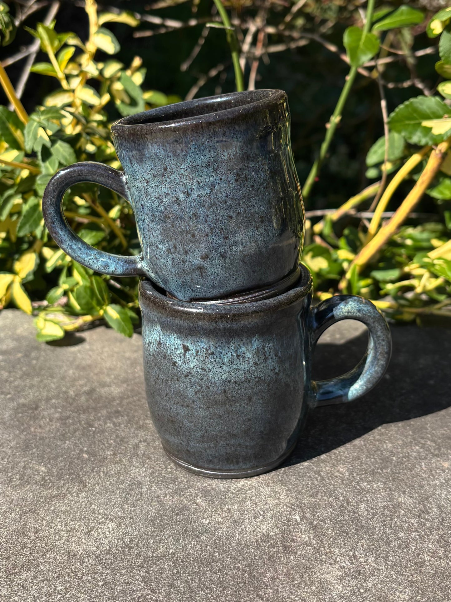Small Gray Blue Mug 4oz